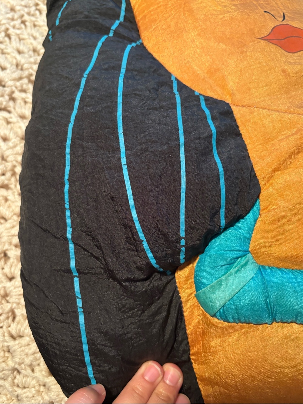 Vintage 1990’s Pocahontas Nylon Pillow - Picture 10 of 12